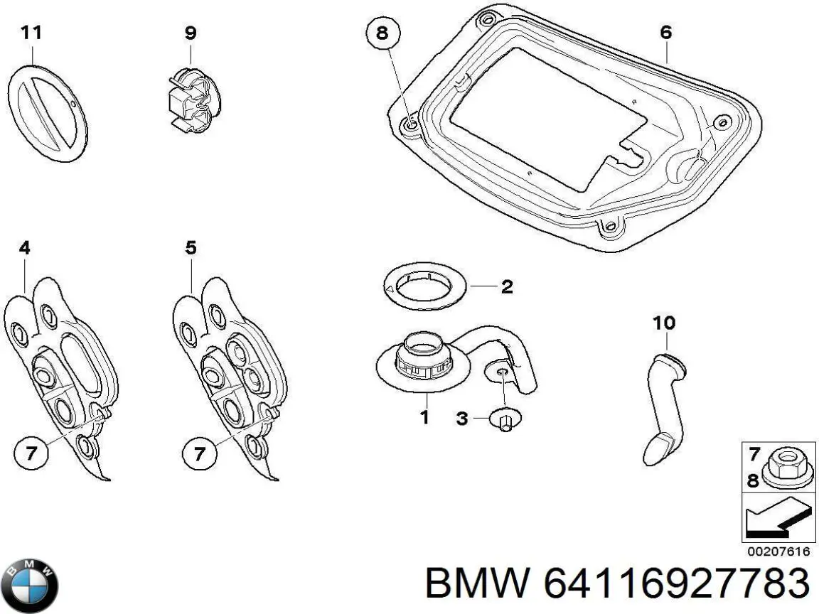 64116927783 BMW 