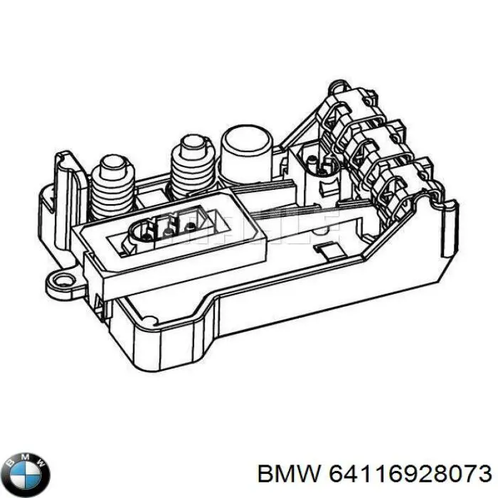 64116928073 BMW резистор (опір пічки, обігрівача салону)