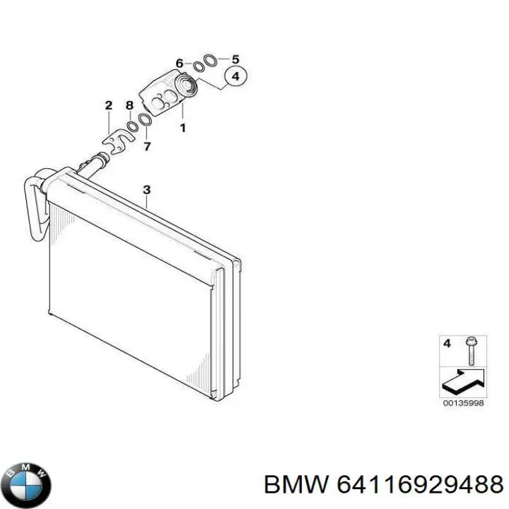 64116929488 BMW 
