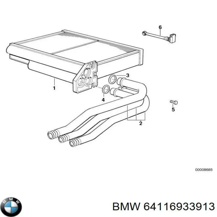  BMW 64116933913 ціна, від 8.22 USD
