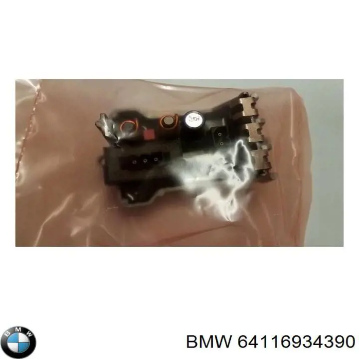Резистор обігрівача BMW 64116934390 ціна, від 35.94 USD