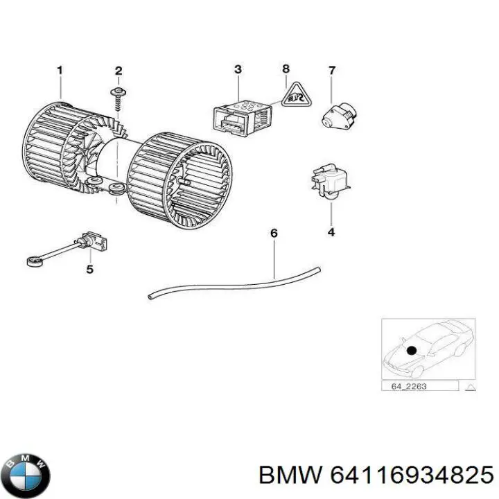 Замок відкривання лючка бензобаку BMW 6912525 ціна, від 10.14 USD