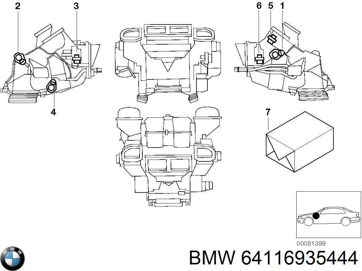  64116935444 BMW