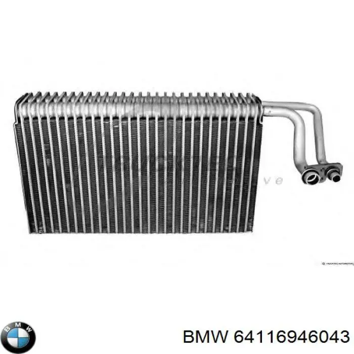 64116946043 BMW радіатор кондиціонера салонний, випарник