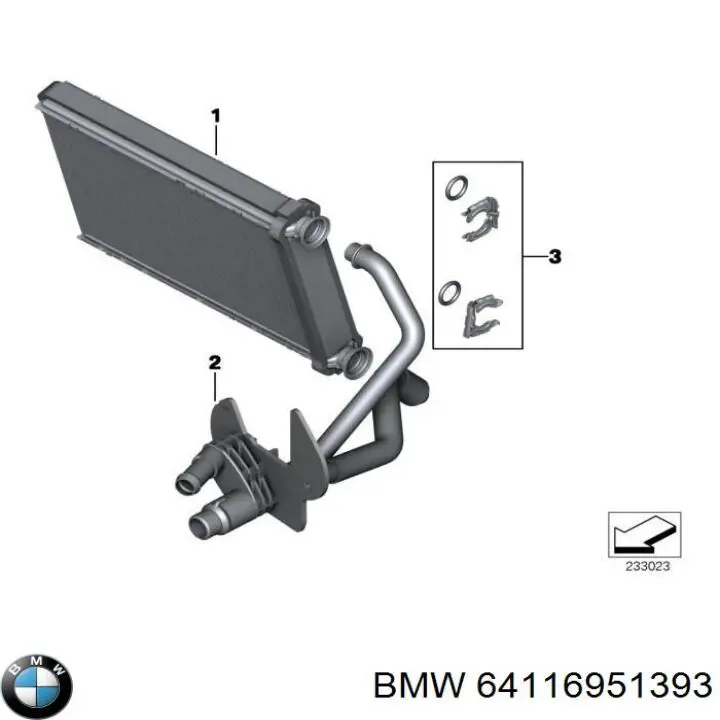 64116951393 BMW 