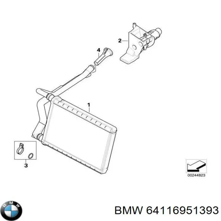  BMW 64116951393 ціна, від 19.00 USD