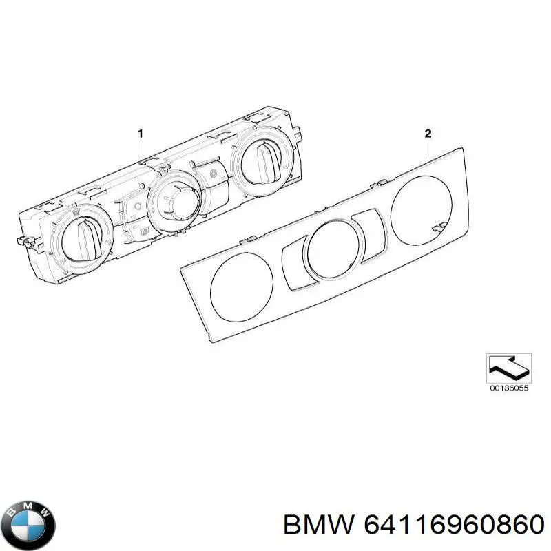 Регулятор вентилятора обігрівача BMW 64116988064 ціна, від 32.41 USD