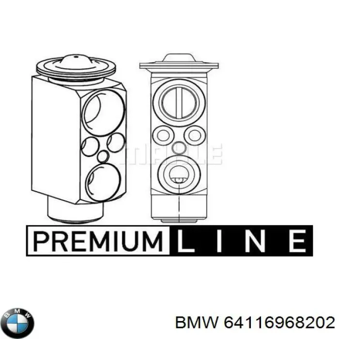 Клапан TRV, кондиціонера BMW 64116841534 ціна, від 12.67 USD