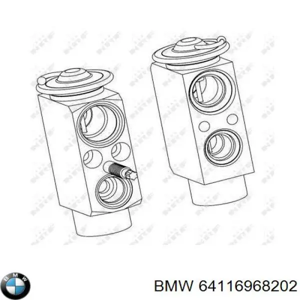 Купити 64116841534 BMW Клапан TRV, кондиціонера