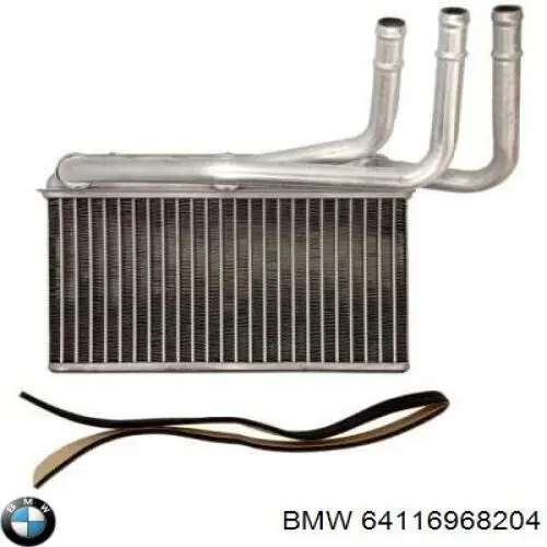 64116968204 BMW Радиатор печки