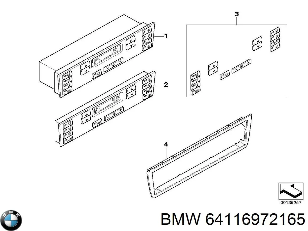 Регулятор вентилятора обігрівача BMW 64116972165 ціна, від 225.51 USD