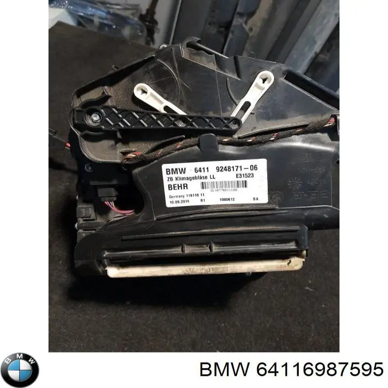 Двигун вентилятора пічки (обігрівача салону) BMW 64119204485 ціна, від 25.33 USD