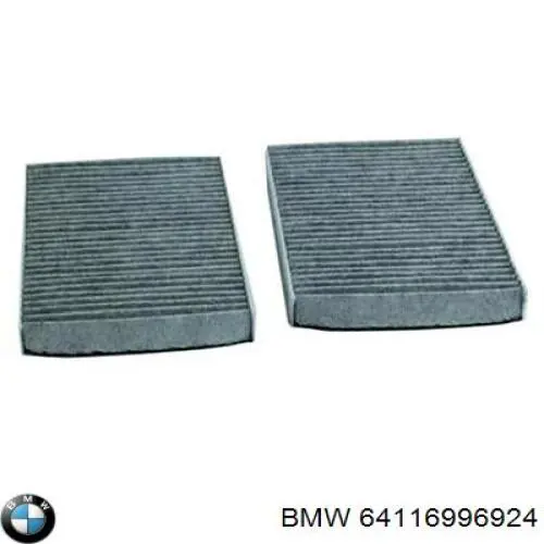 Фільтр повітряний обігрівача BMW 64116996924 ціна, від 32.90 USD