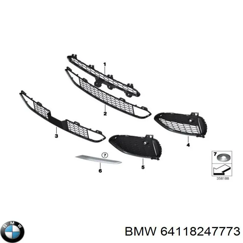 64118247773 BMW 