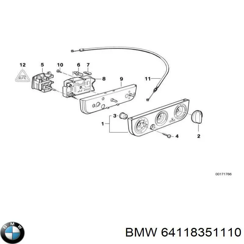 Купити 8351110 BMW Блок управління пічкою