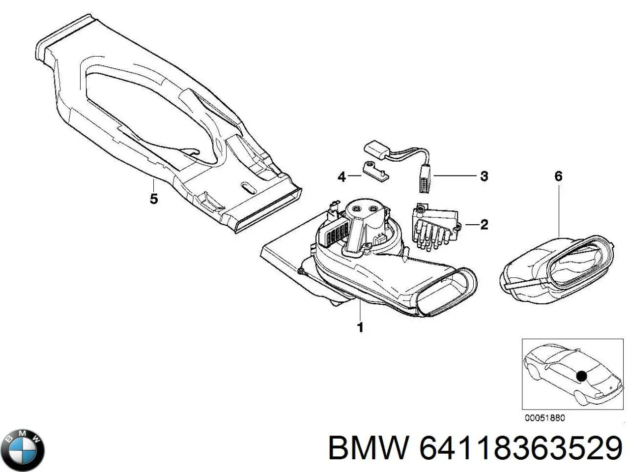 64118363529 BMW 
