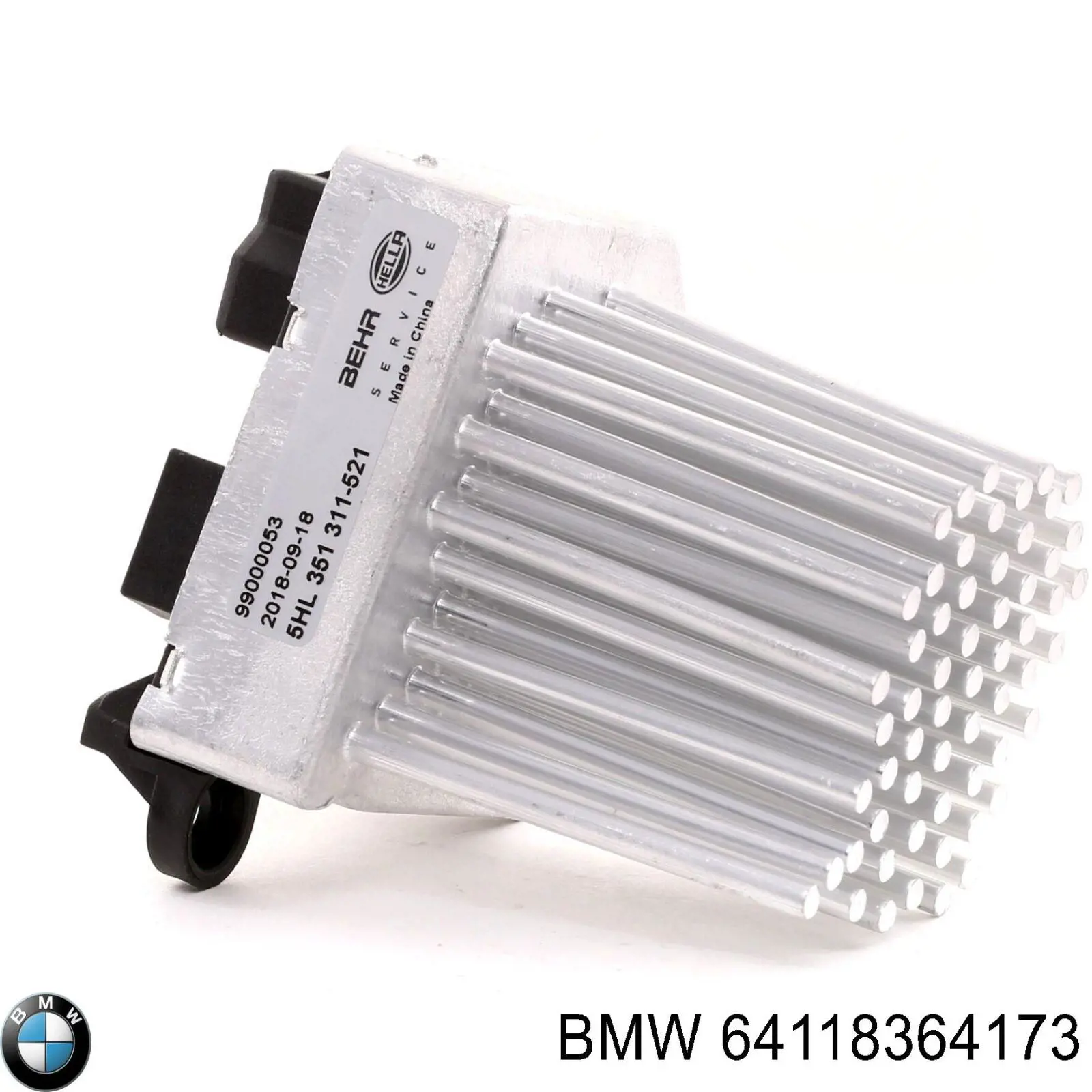 Резистор обігрівача BMW 64118364173 ціна, від 26.81 USD