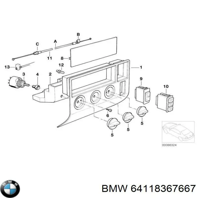 64118367667 BMW 