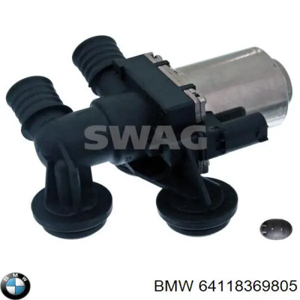 64118369805 BMW Кран пічки (обігрівача)
