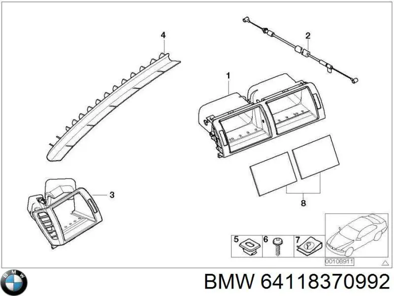 64118370992 BMW 