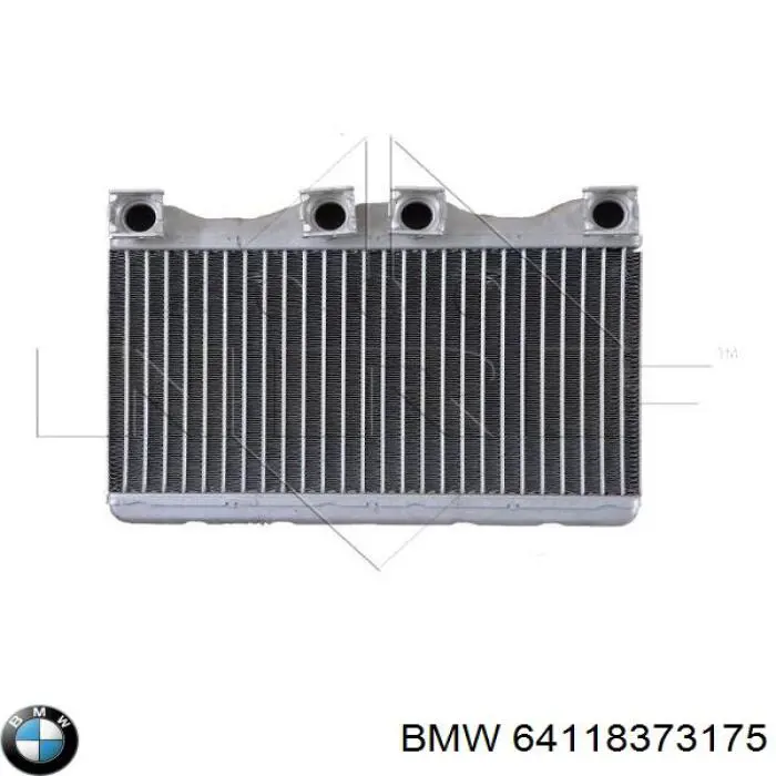 Радіатор пічки (обігрівача) BMW 64118373175 ціна, від 43.41 USD