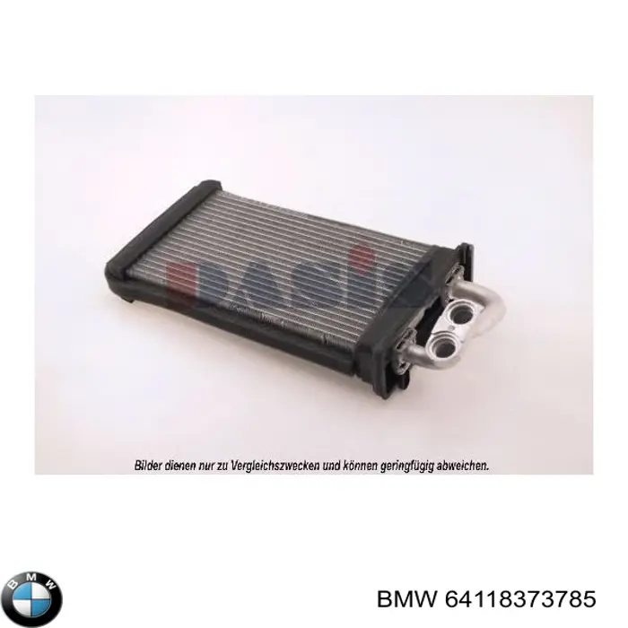 64118373785 BMW радіатор пічки (обігрівача)