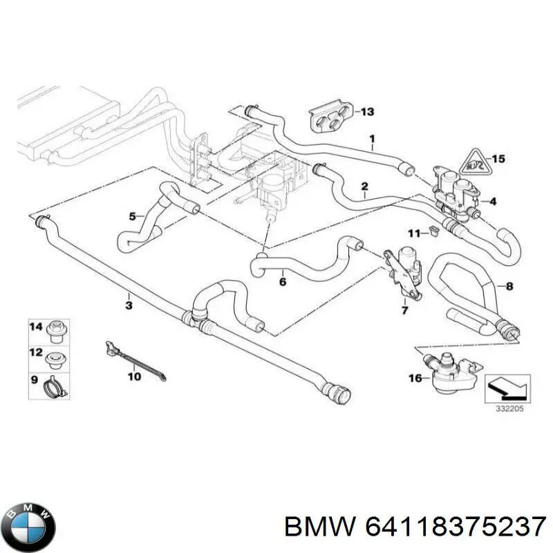  64118375237 BMW