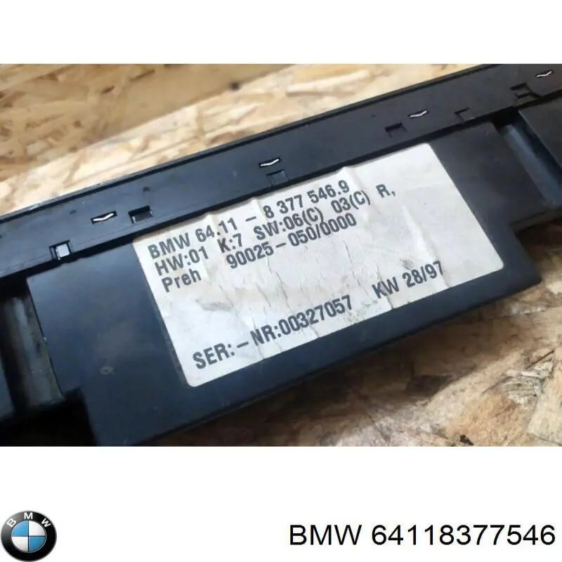 Купити 64118377546 BMW Блок управління пічкою