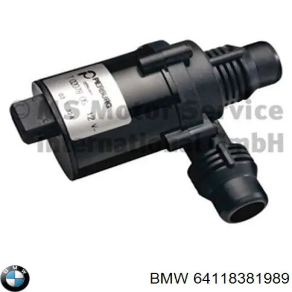 Водяний насос охолодження електричний додатковий BMW 64118381989 ціна, від 39.78 USD