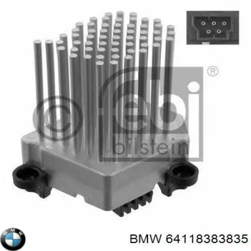 Резистор пічки 64118383835 BMW