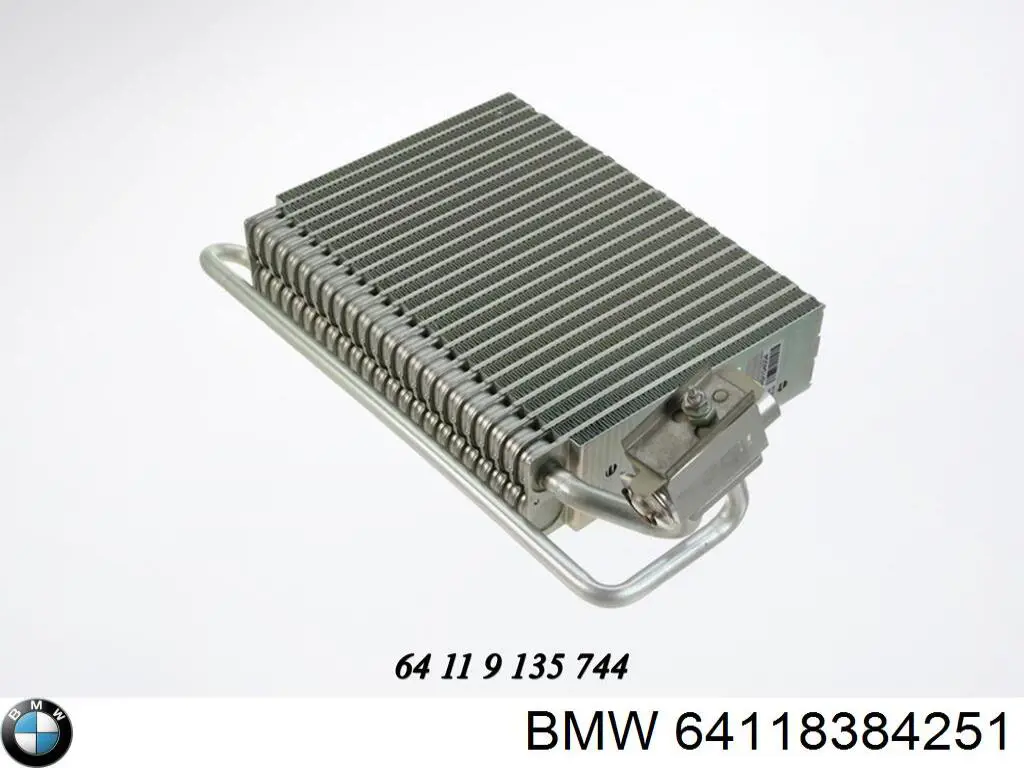 64118384251 BMW радіатор кондиціонера салонний, випарник