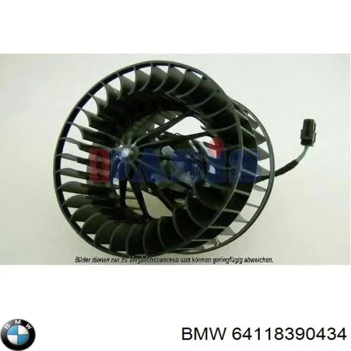 64118390434 BMW двигун вентилятора пічки (обігрівача салону)