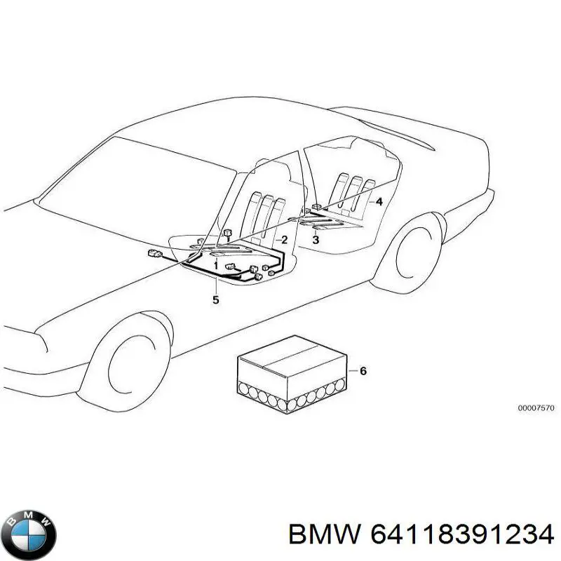 64118391234 BMW 