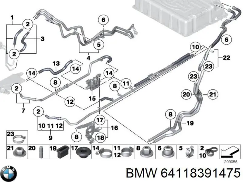 64118391475 BMW 