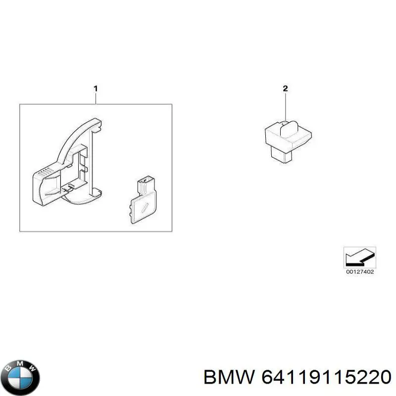  BMW 64119115220 ціна, від 38.00 USD