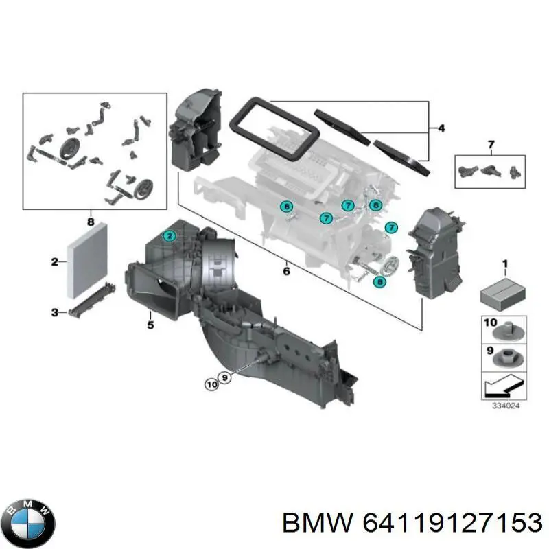 64119127153 BMW 