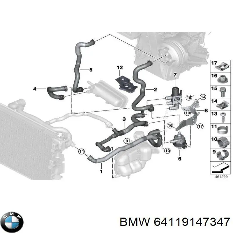  Регулюючий клапан охолоджувальної рідини BMW X5 