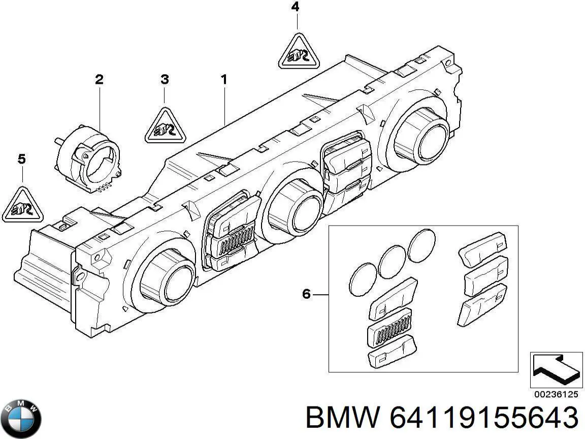  BMW 64119248707 ціна, від 1735.24 USD