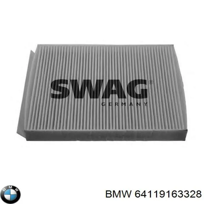 64119163328 BMW фільтр салону