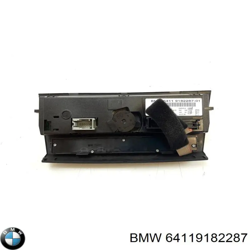 64119182287 BMW реостат/перемикач-регулятор режиму обігрівача салону