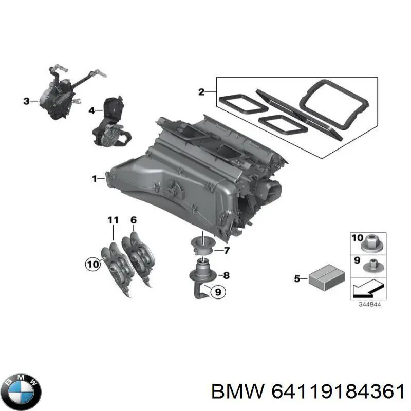 64119184361 BMW 