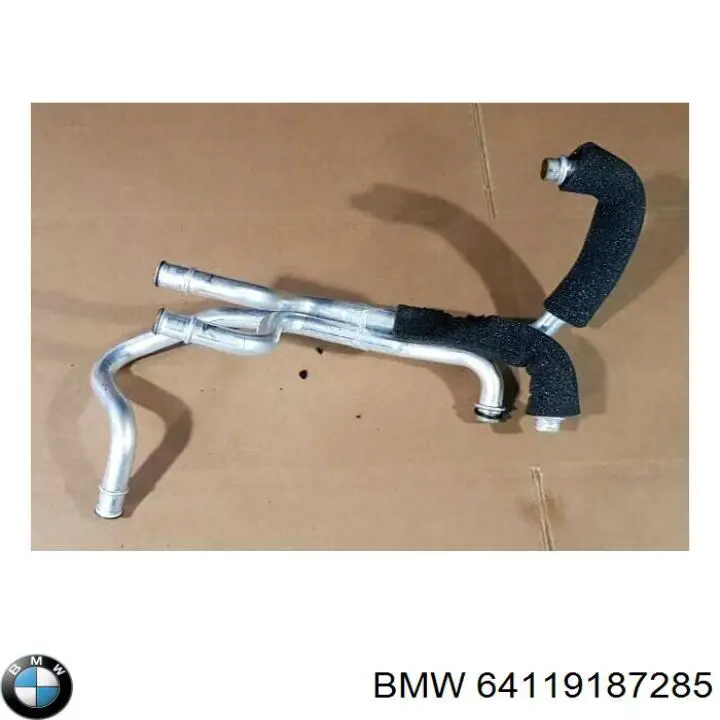 64119187285 BMW Шланг радіатора опалювача/грубки