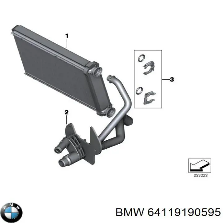 Радіатор пічки (обігрівача) Mahle Original AH337000S ціна, від 36.60 USD