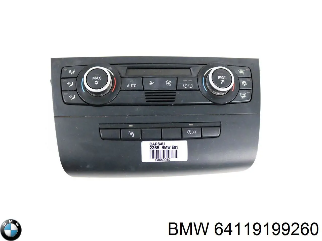 64119199260 BMW реостат/перемикач-регулятор режиму обігрівача салону
