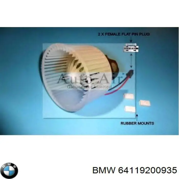 9242608 BMW двигун вентилятора пічки (обігрівача салону)