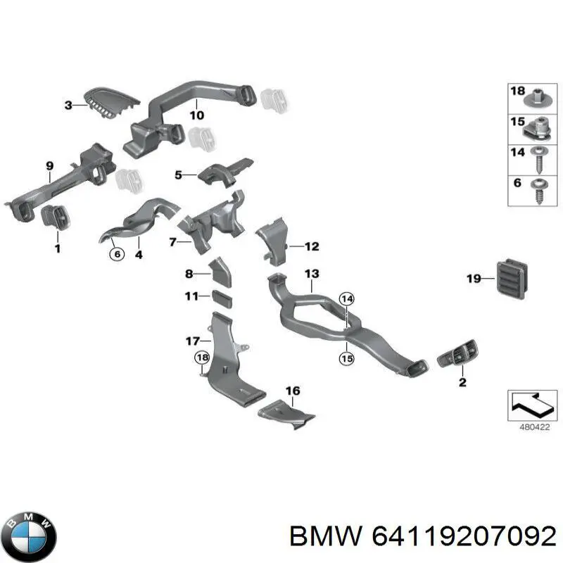  64119207092 BMW