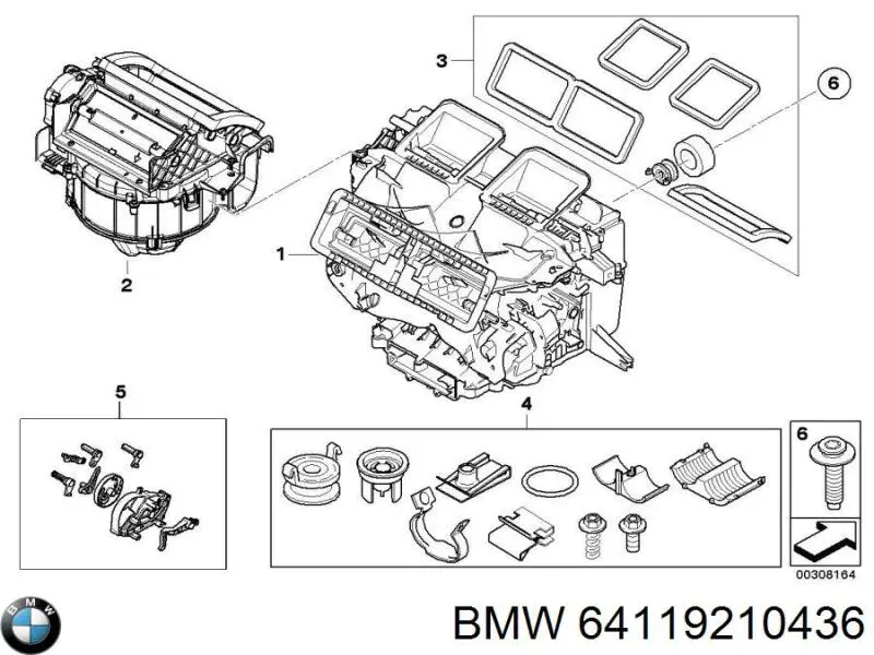 Купити 64119210436 BMW 