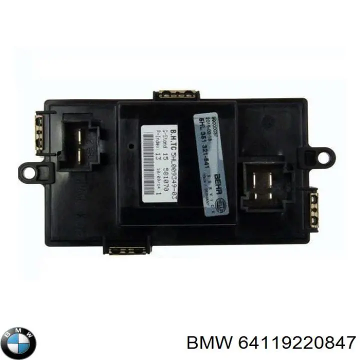 64119220847 BMW Регулятор оборотів пічки