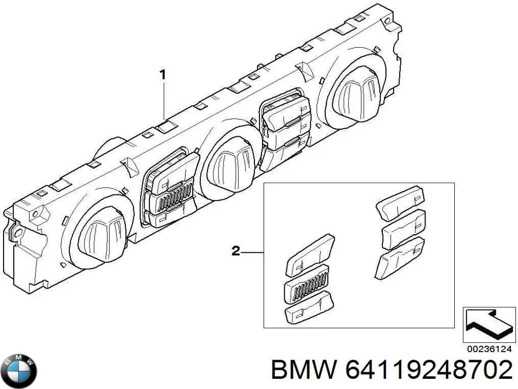 64119248702 BMW 