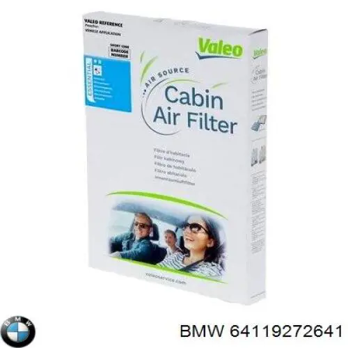 Фільтр салону 64119272641 BMW
